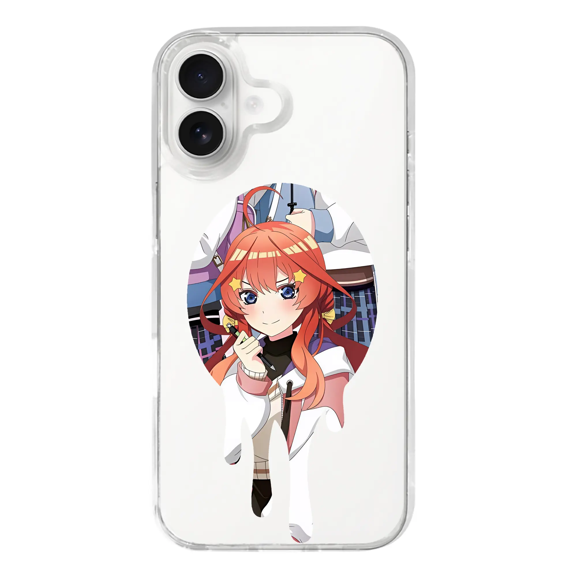 五等分の花嫁 グッズ 中野 五月 - iPhone 17シリーズ 透明スマホケース – 薄型・耐衝撃・精密フィット保護カバー